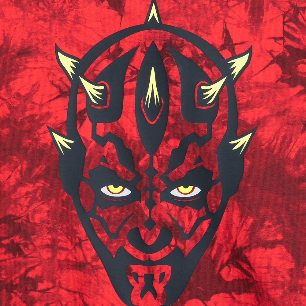 Disney Darth Maul Tie-Dye T-Shirt For Adults – Star Wars: Episode 1 – The Phantom Menace 25th Anniversary