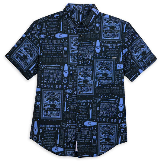 Disney Hocus Pocus ''BOOOOOK'' Button Down Shirt For Adults By RSVLTS