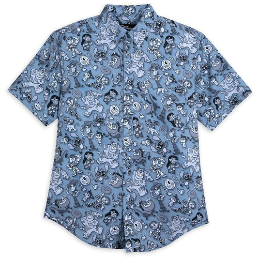  Disney And Pixar Character ''Pie-Eyed Party'' Shirt For Adults By RSVLTS