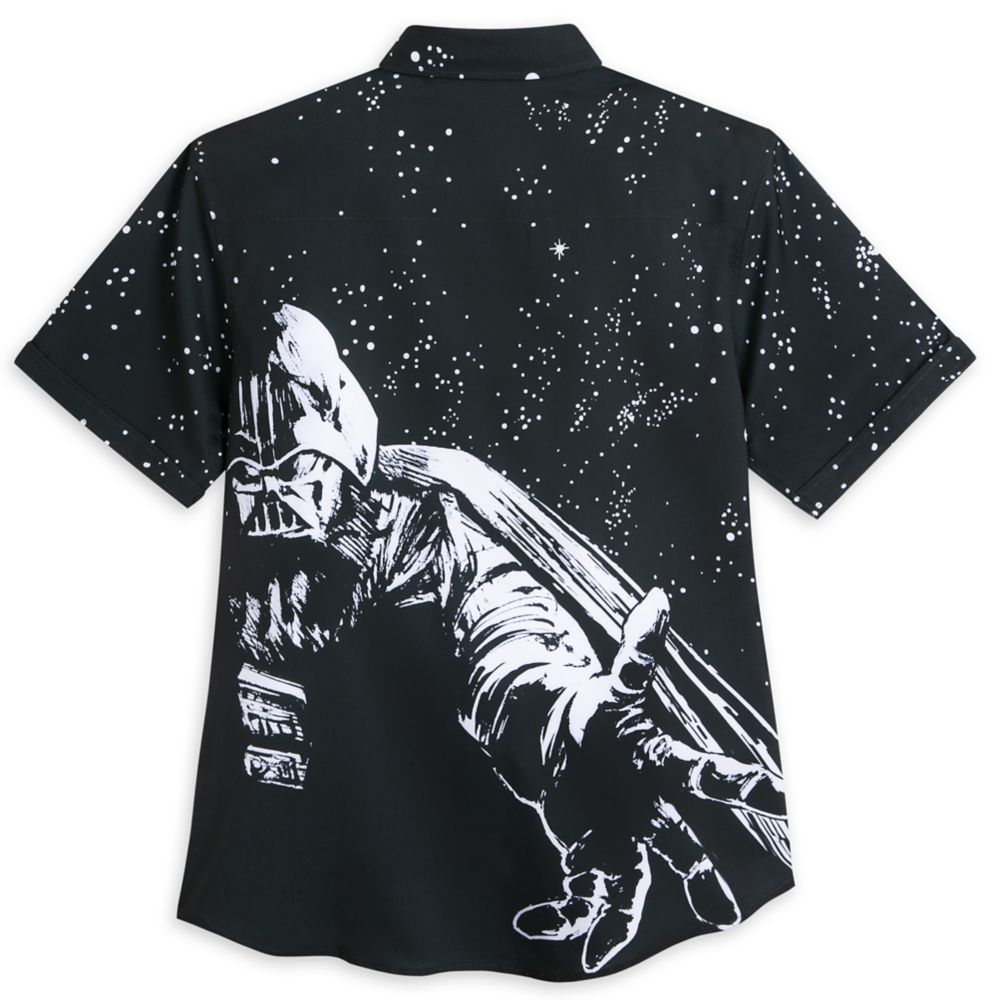 Disney Star Wars ''Power Of The Dark Side'' Button Down Shirt For Adults By RSVLTS