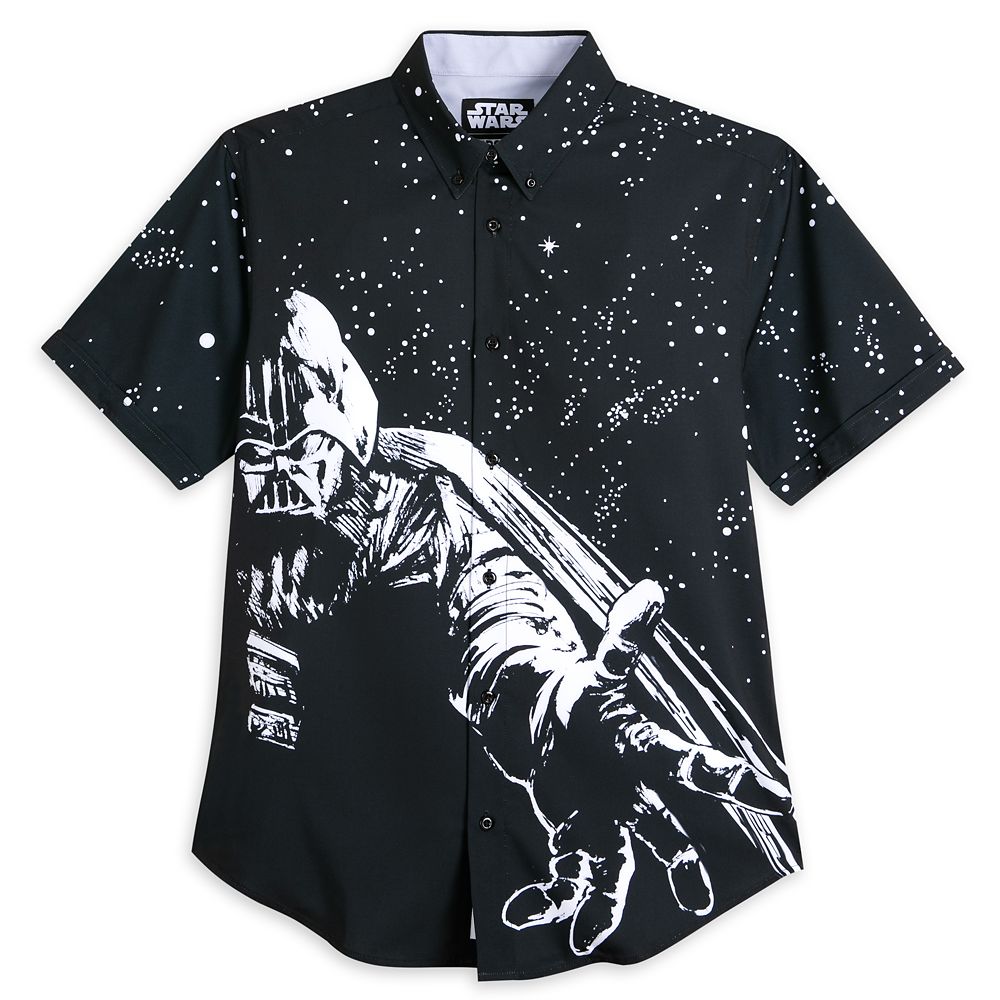 Disney Star Wars ''Power Of The Dark Side'' Button Down Shirt For Adults By RSVLTS
