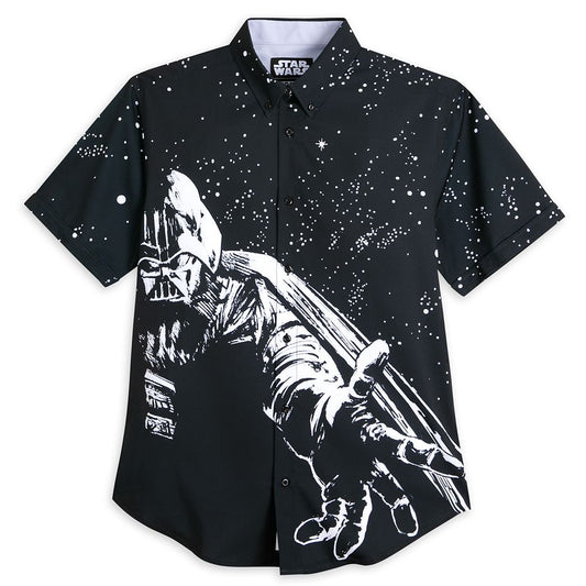 Disney Star Wars ''Power Of The Dark Side'' Button Down Shirt For Adults By RSVLTS