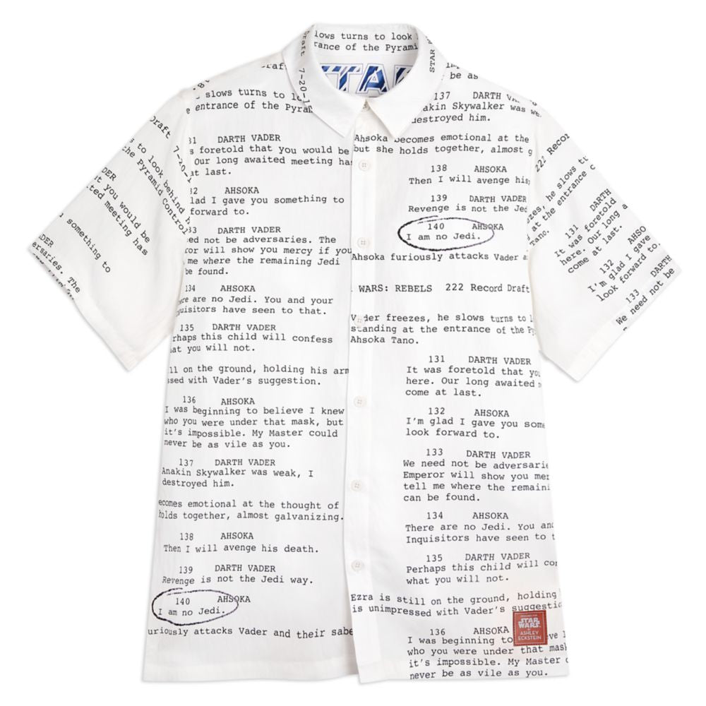 Disney Ahsoka Tano Woven Shirt For Adults By Ashley Eckstein – Star Wars