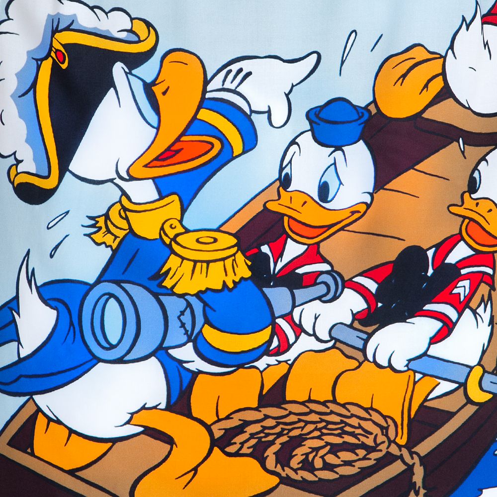 Disney Donald Duck Woven Shirt For Adults
