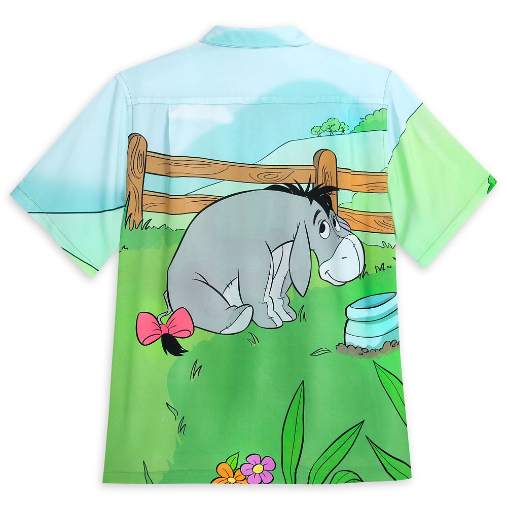 Disney Winnie The Pooh And Pals Woven Shirt For Adults