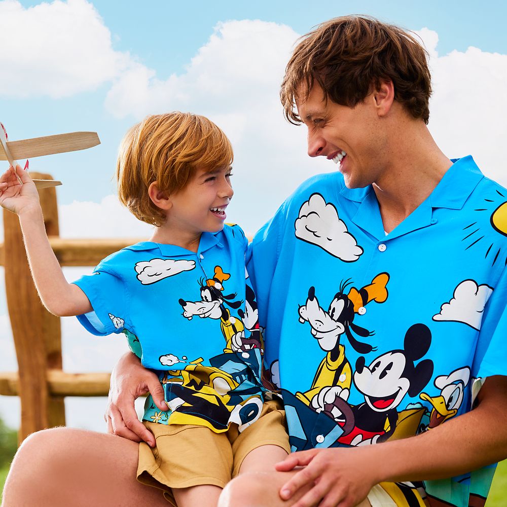 Disney Mickey Mouse And Friends Woven Shirt For Adults – Mickey & Co.
