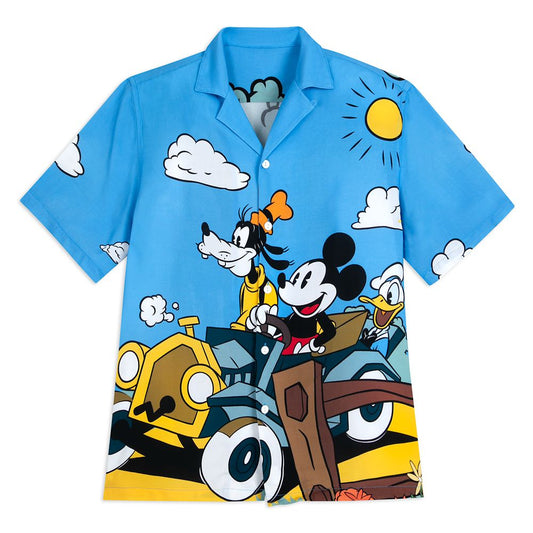 Disney Mickey Mouse And Friends Woven Shirt For Adults – Mickey & Co.