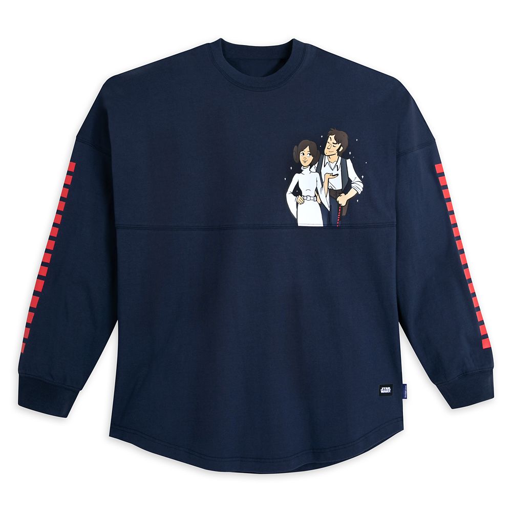 Disney Princess Leia And Han Solo ''I Know'' Couples Spirit Jersey For Adults – Star Wars – Navy