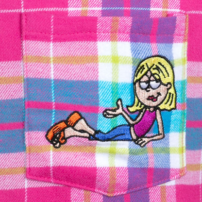 Disney Lizzie McGuire Flannel Shirt For Adults By Cakeworthy