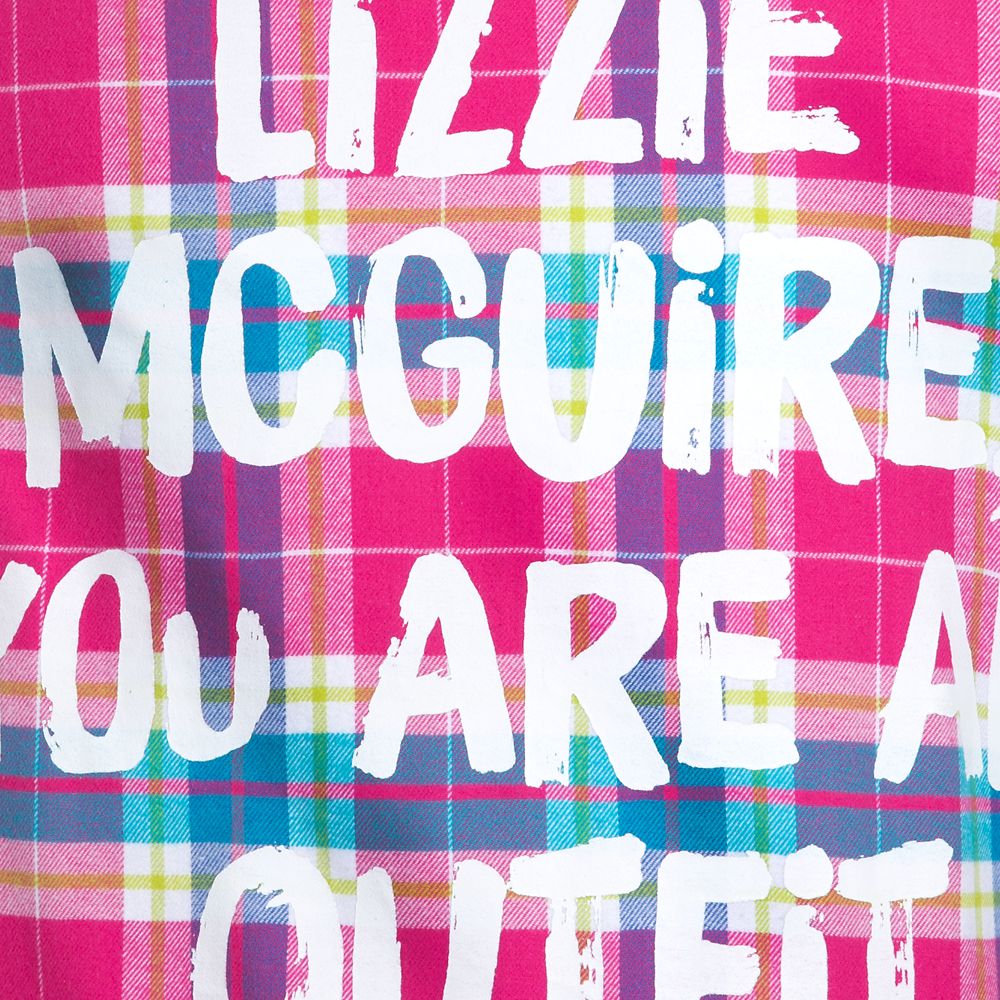 Disney Lizzie McGuire Flannel Shirt For Adults By Cakeworthy