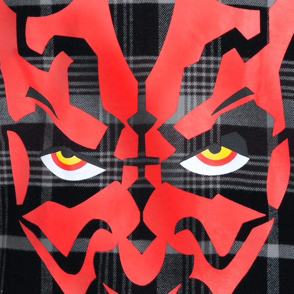 Disney Darth Maul Flannel Shirt For Adults By Cakeworthy – Star Wars: Episode 1 – The Phantom Menace