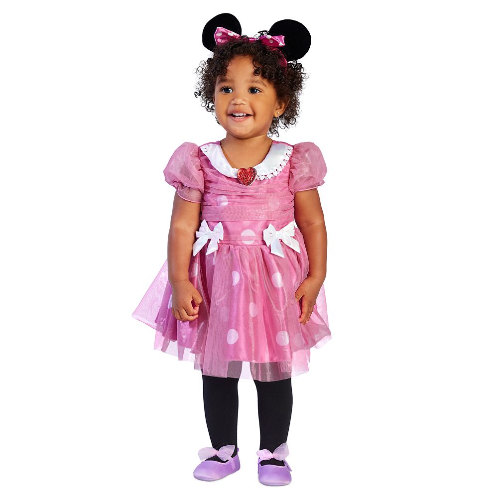 Disney Minnie Mouse Bodysuit Costume For Baby – Pink
