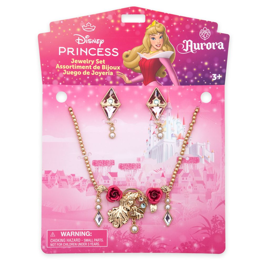 Disney Aurora Costume Jewelry Set For Kids – Sleeping Beauty