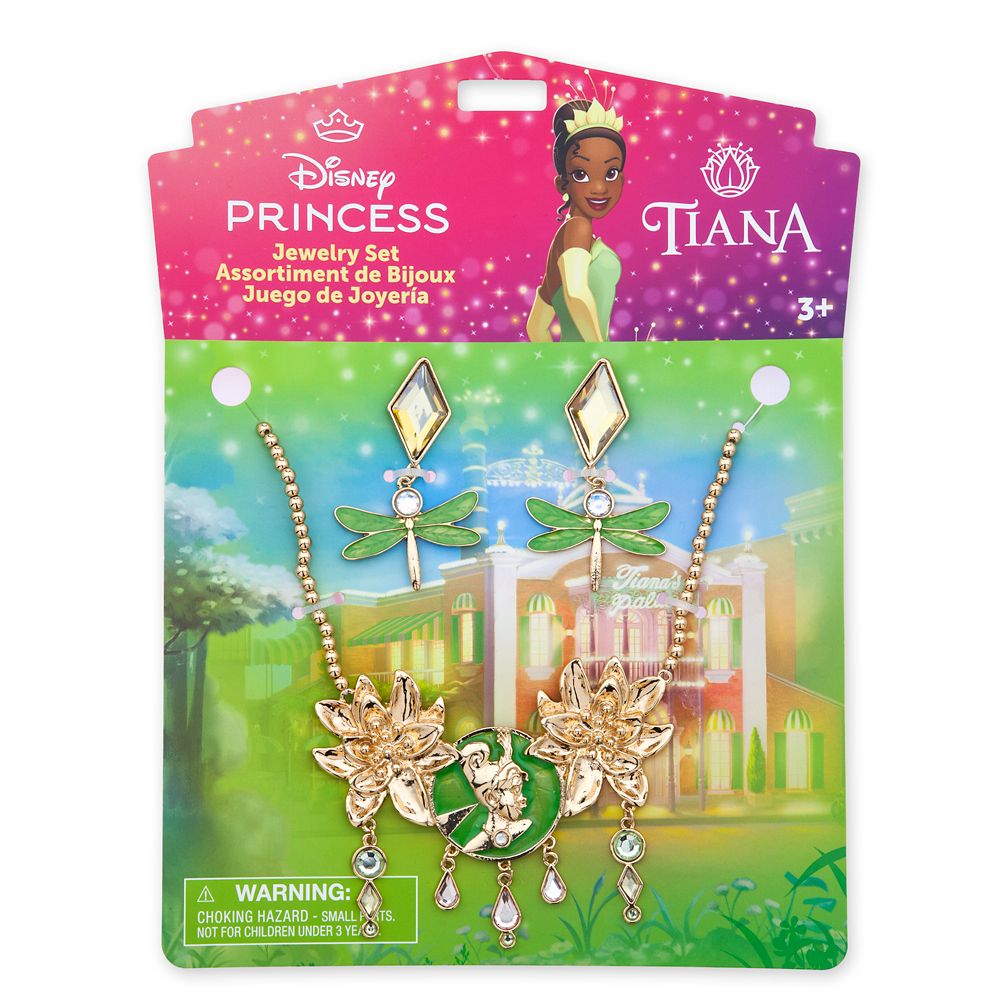 Disney Tiana Costume Jewelry Set For Kids – The Princess And The Frog