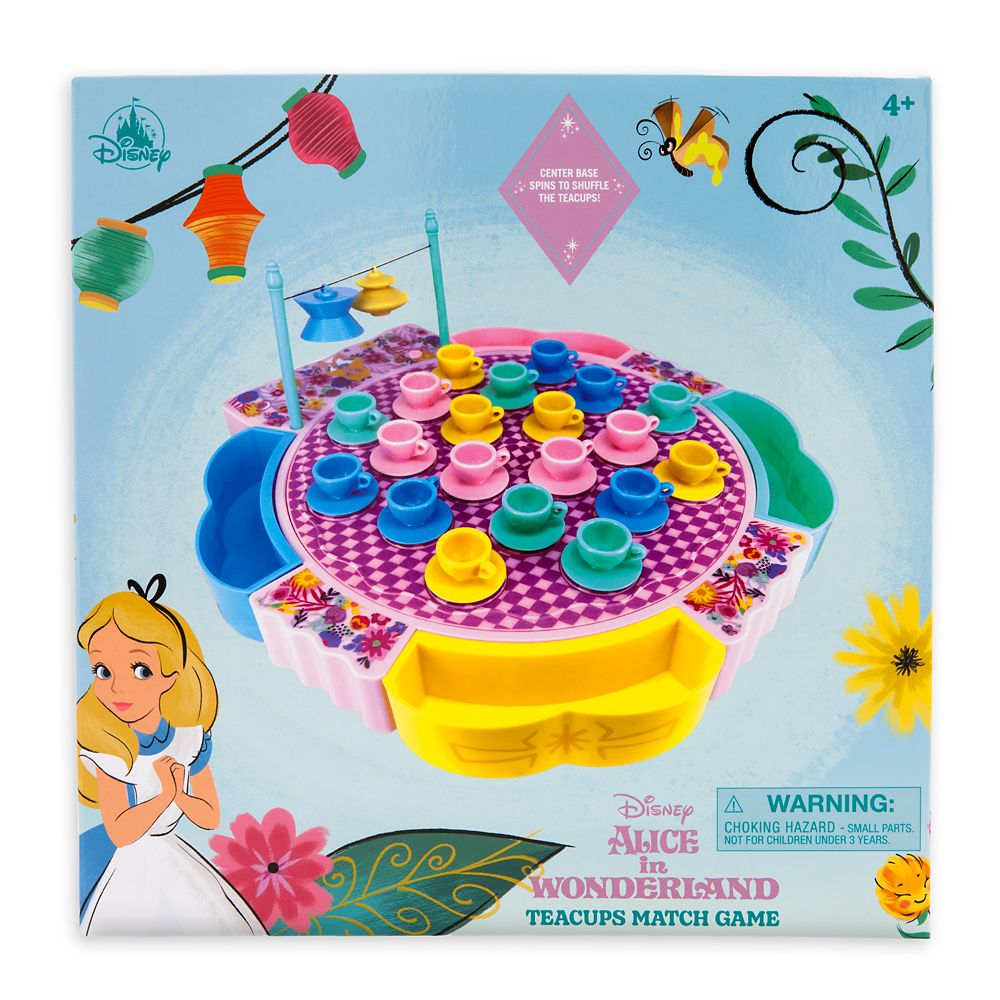 Disney Alice In Wonderland Teacups Match Game