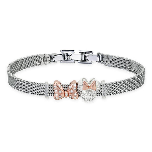 Disney Minnie Mouse Bow Mesh Bracelet