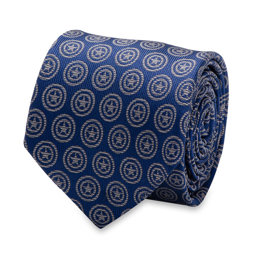 Disney Captain America Shield Silk Tie For Adults