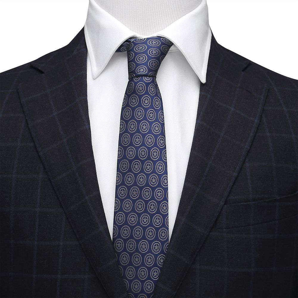 Disney Captain America Shield Silk Tie For Adults