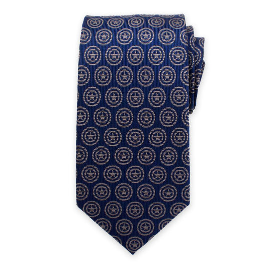 Disney Captain America Shield Silk Tie For Adults