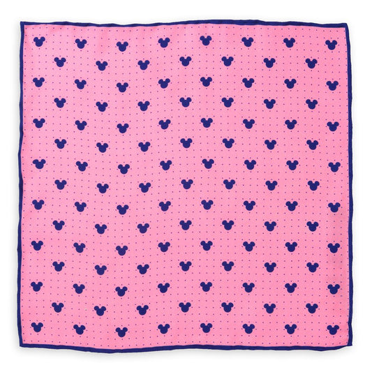 Disney Mickey Mouse Icon Silk Pocket Square For Adults