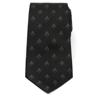 Disney Mythosaur Skull Silk Tie For Adults – Star Wars: The Mandalorian