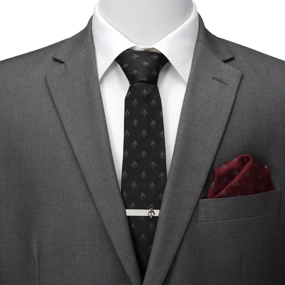 Disney Mythosaur Skull Silk Tie For Adults – Star Wars: The Mandalorian