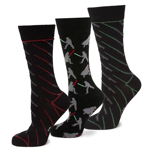 Disney Darth Vader Vs. Luke Skywalker Sock Set For Adults – Star Wars