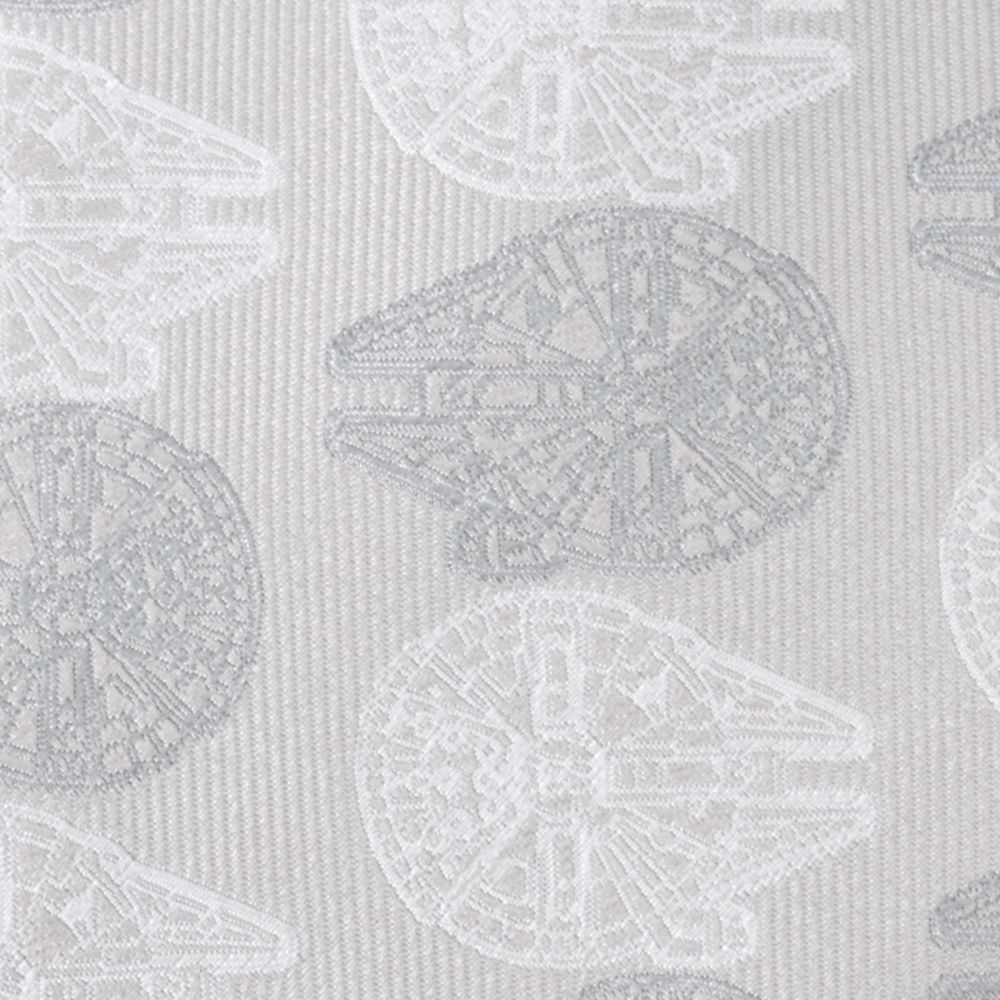 Disney Millennium Falcon Gray Silk Tie For Adults – Star Wars