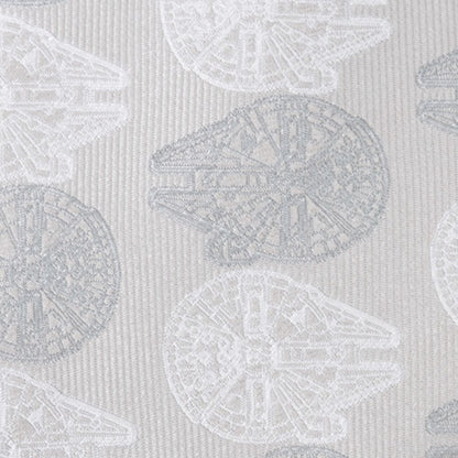 Disney Millennium Falcon Gray Silk Tie For Adults – Star Wars