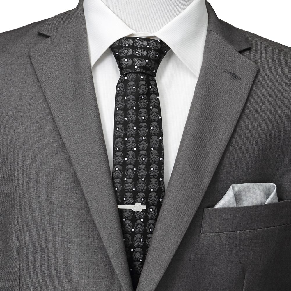 Disney Stormtrooper Black Dot Silk Tie For Adults – Star Wars
