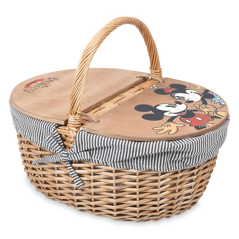 Disney Mickey And Minnie Mouse Picnic Basket