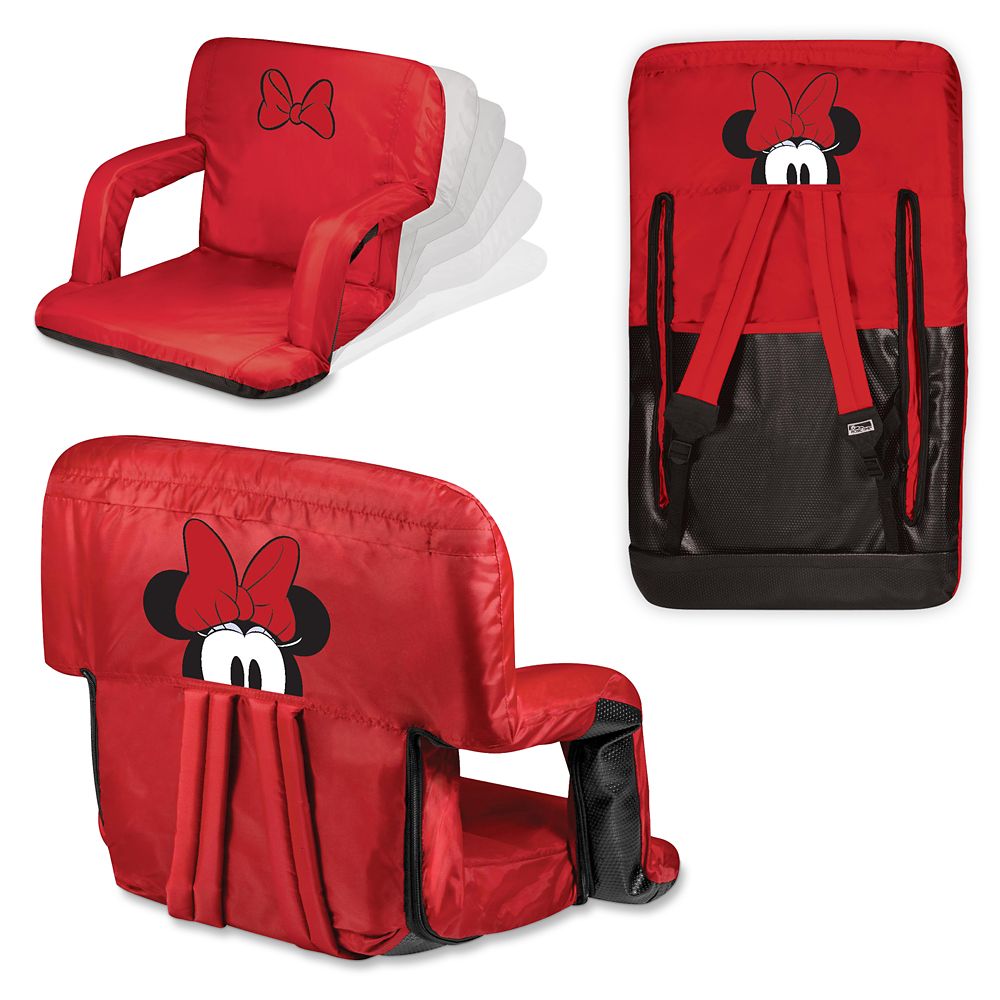Disney Minnie Mouse Portable Reclining Stadium Seat