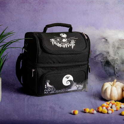 Disney Jack Skellington Lunch Box With Utensils – The Nightmare Before Christmas