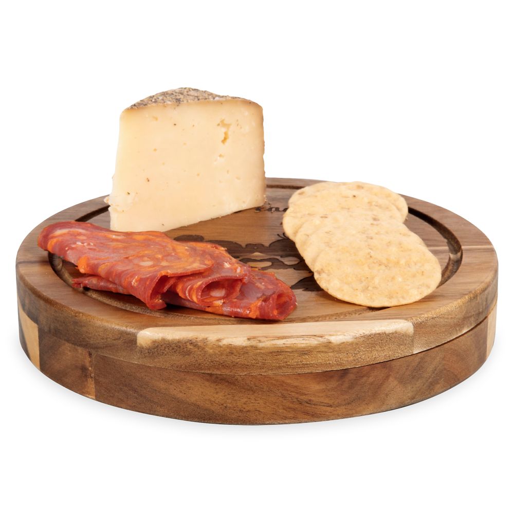 Disney Mickey And Minnie Mouse Cheese Board And Tools Set