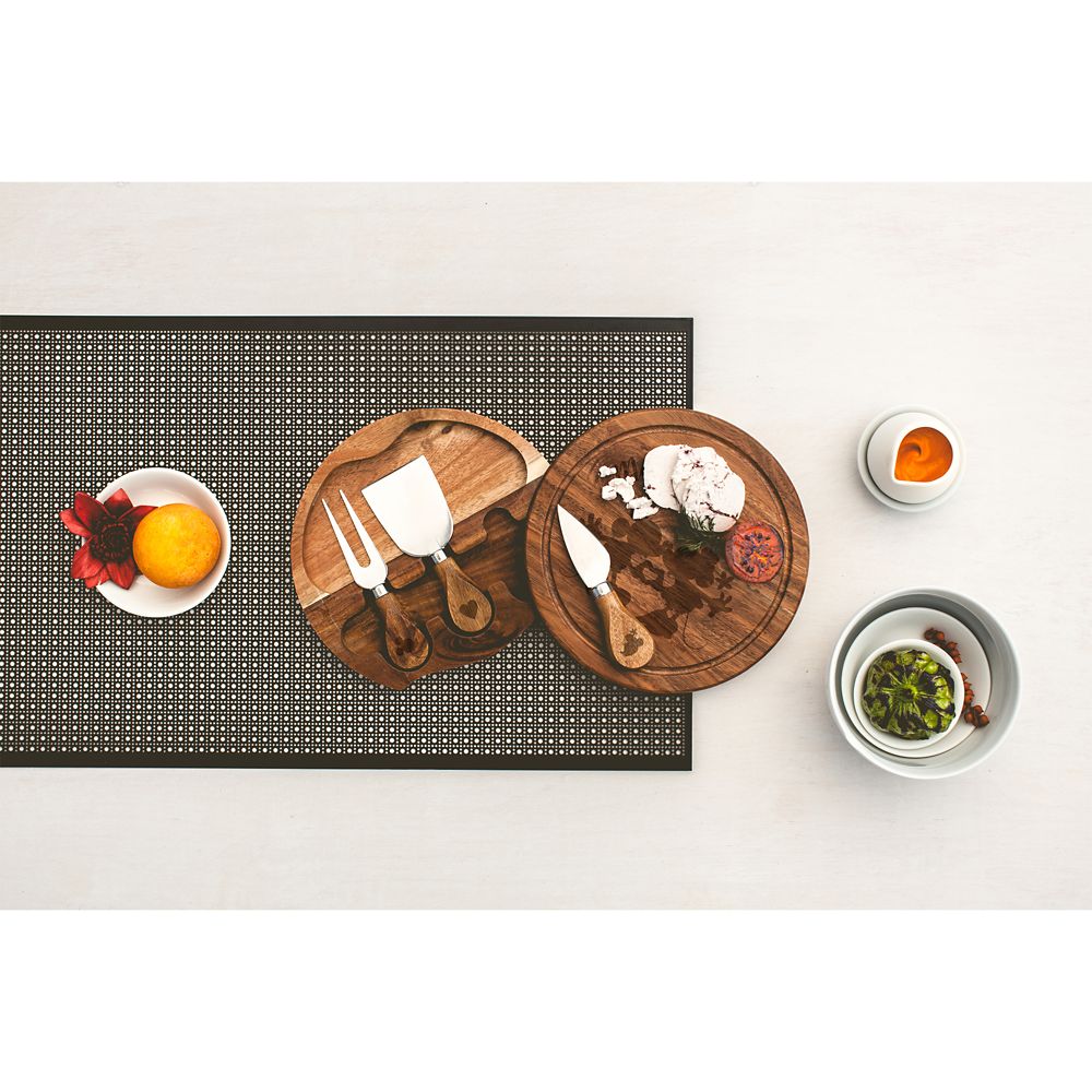 Disney Mickey And Minnie Mouse Cheese Board And Tools Set