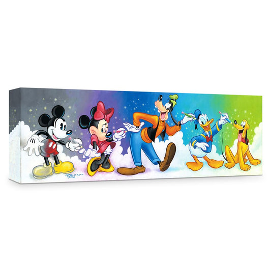 Disney ''Friends By Design'' Giclée On Canvas By Tim Rogerson