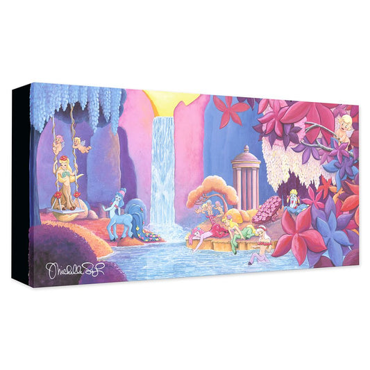 Disney Fantasia ''Garden Of Beauty'' Giclée On Canvas By Michelle St. Laurent