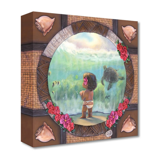 Disney Moana ''The Ocean Chose You'' Giclée On Canvas By Denyse Klette – Limited Edition