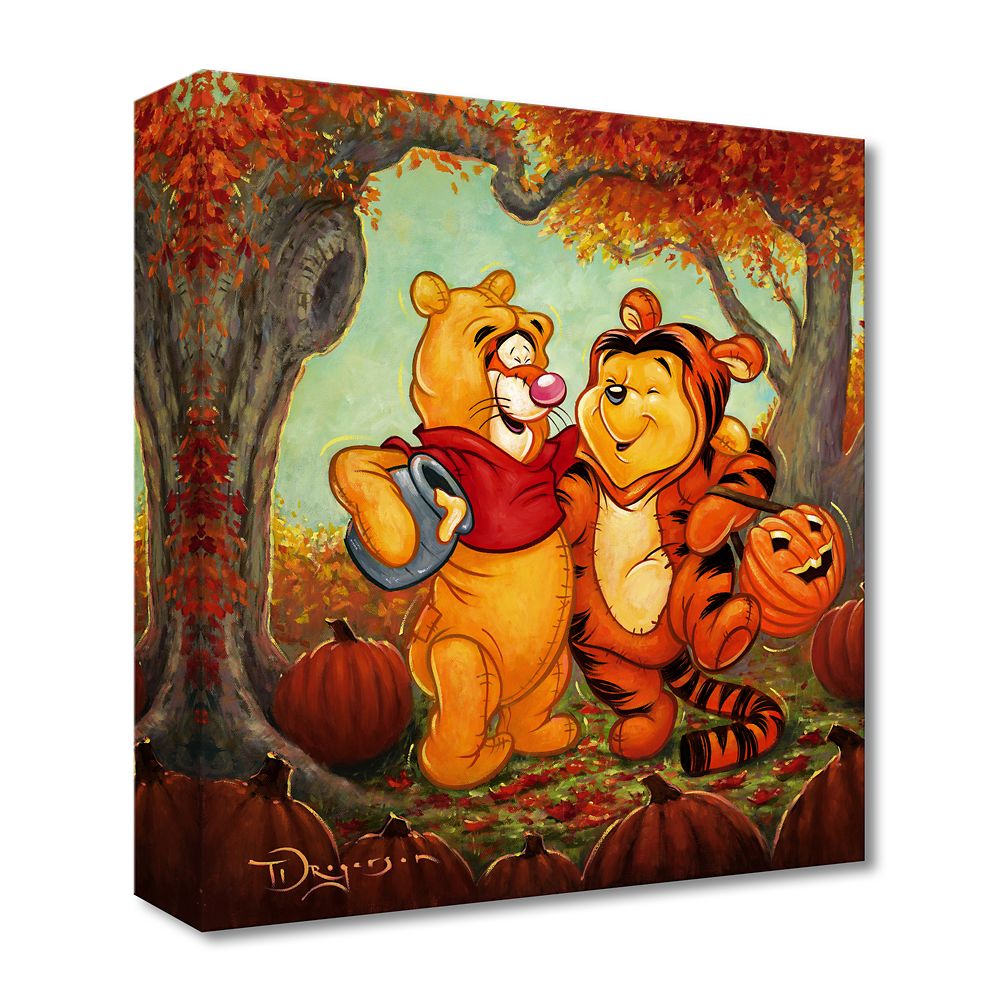 Disney Winnie The Pooh And Tigger ''Friendship Masquerade'' Art By Tim Rogerson – Limited Edition