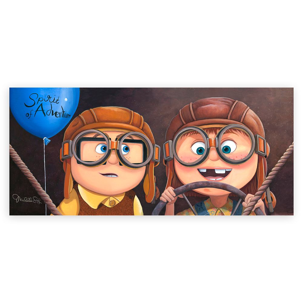 Disney Up ''Adventure Awaits'' Giclée By Michelle St.Laurent – 9'' X 20'' – Limited Edition