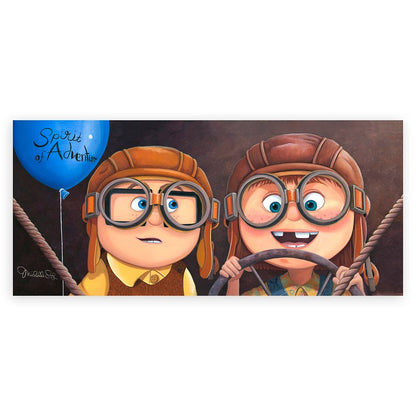 Disney Up ''Adventure Awaits'' Giclée By Michelle St.Laurent – 9'' X 20'' – Limited Edition