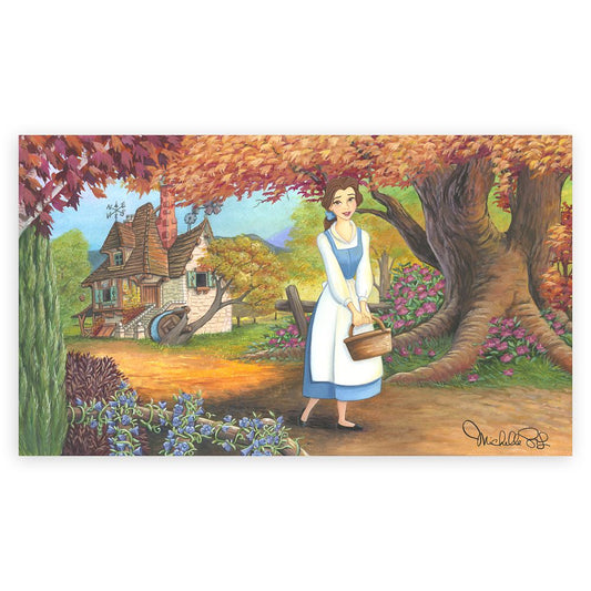 Disney Beauty And The Beast ''The Flowery Path'' Giclée By Michelle St.Laurent – Limited Edition