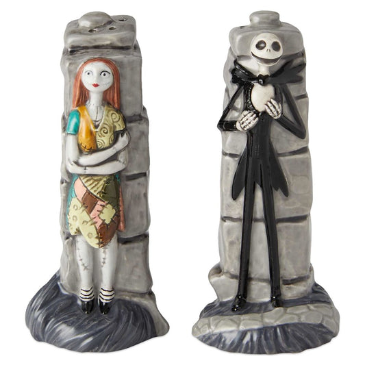 Disney Jack And Sally Salt And Pepper Shakers