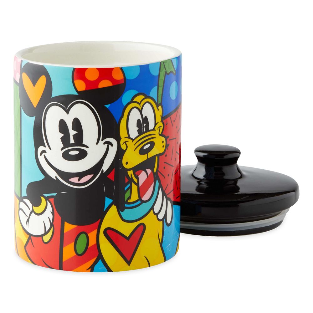 Disney Mickey Mouse And Pluto Canister By Britto – Small