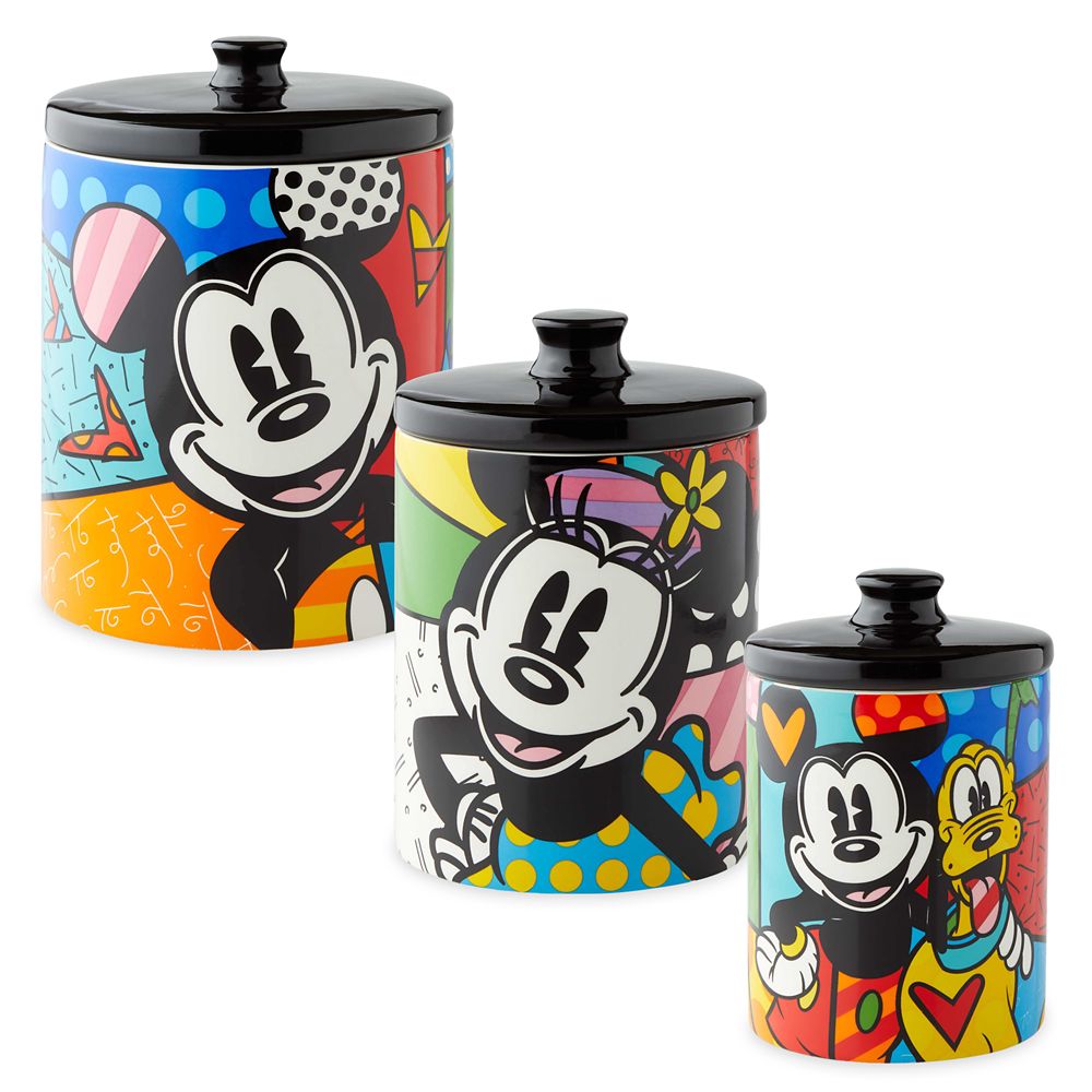 Disney Mickey Mouse And Pluto Canister By Britto – Small