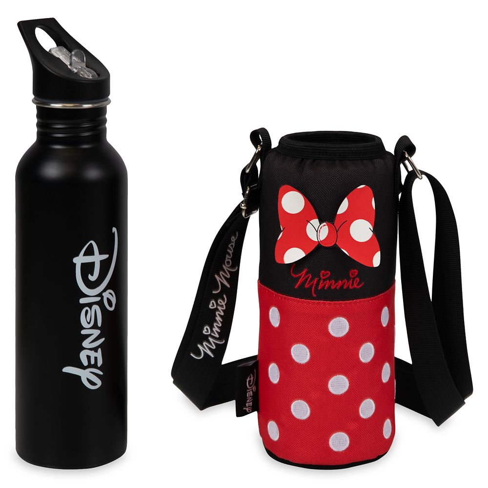 Disney Minnie Mouse Stainless Steel Water Bottle And Cooler Tote