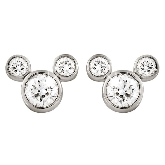 Disney Mickey Mouse Diamond Earrings – Large