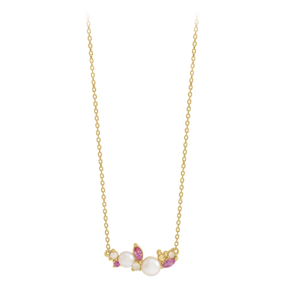  Disney's Fairy Tale Weddings Opal Cluster Necklace