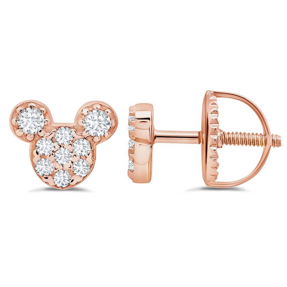 Disney Mickey Mouse Icon Stud Earrings For Kids By CRISLU