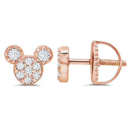 Disney Mickey Mouse Icon Stud Earrings For Kids By CRISLU